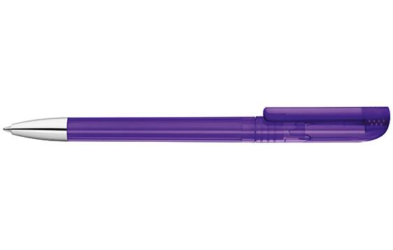 9403819 UMA 0-0096 T SI UMA UP transparent kulepenn - trykk 1 f. Fiolett 1000 stk